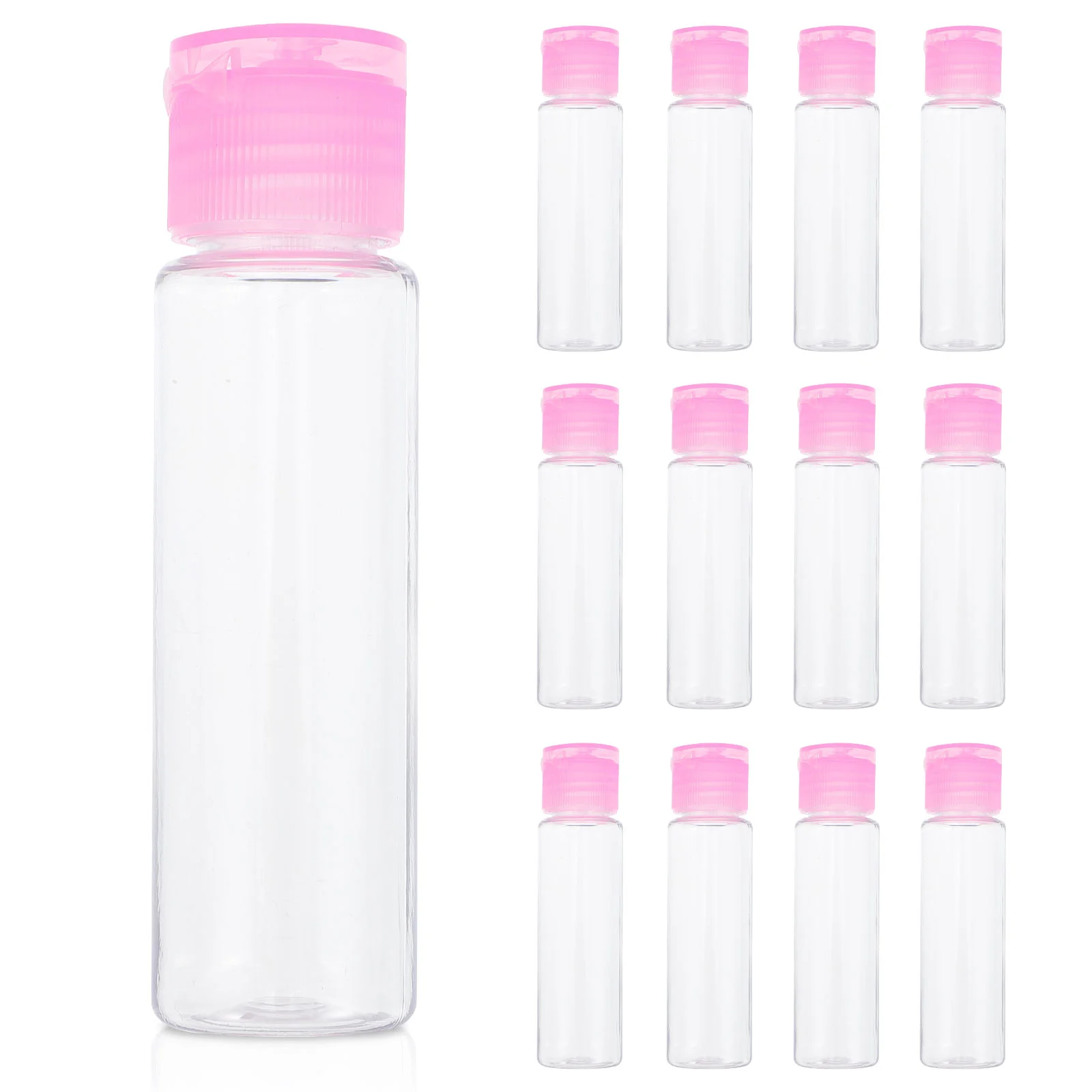 

20 Pcs Bottled Essential Oil Container Perfume Bottles Dropper Sample Portable Liquid Pink Travel