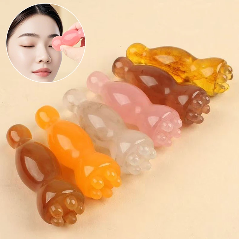 Smooth Face Massage Tools Resin Gua Sha Face Skin Care Massage Sticks Lotus Seedpod Shape Massager Facial Physiotherapy Tool