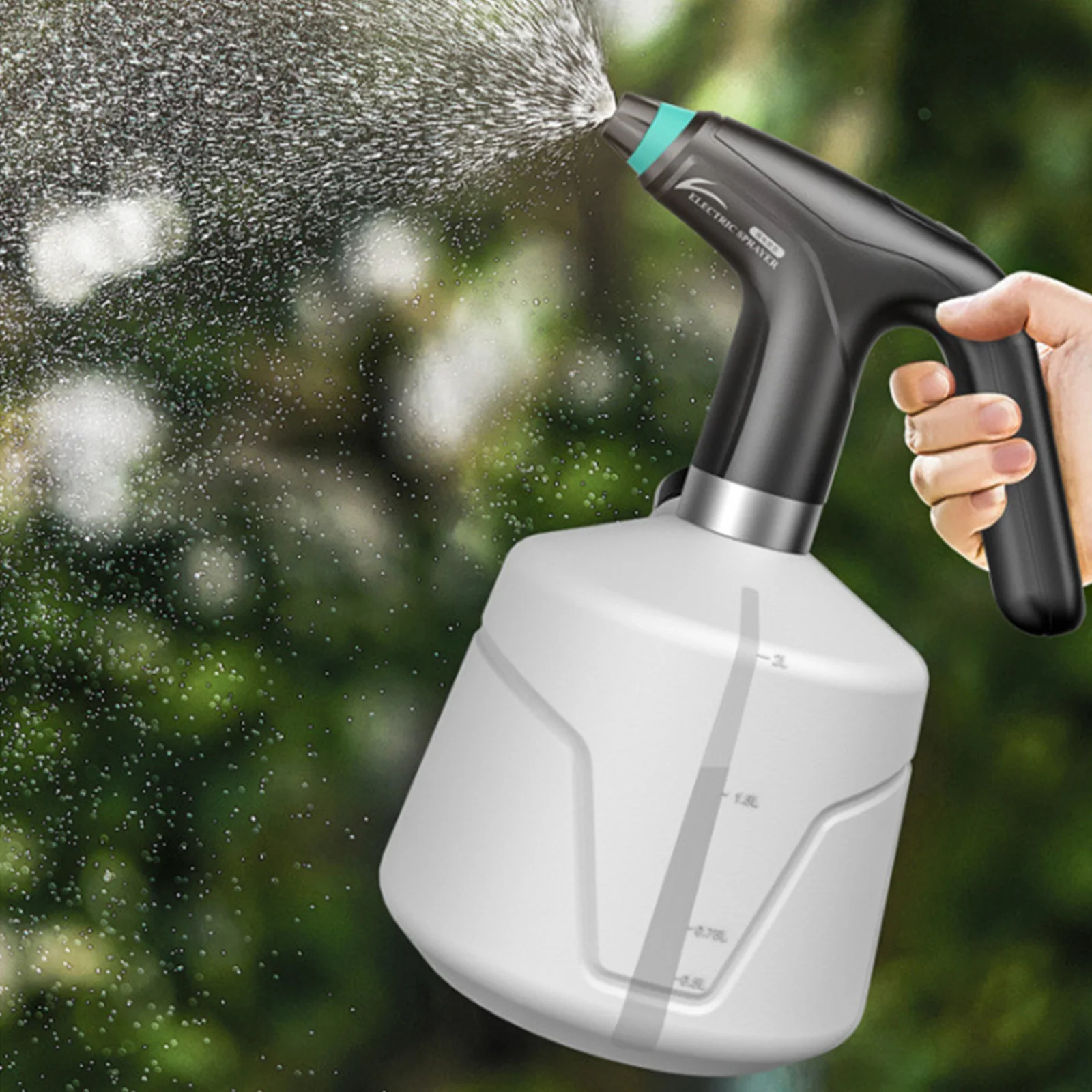 

Electric Home Sanitizing Sprayer USB Charging Plant Watering Sprayer Adjustable Nozzle 1/1.5/2L 1200mAh Gardening Tools