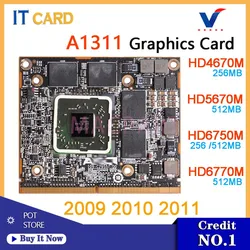 Original HD4670M HD5670M HD6750M HD6770M 256MB 512MB Video Card For Apple iMac 21.5