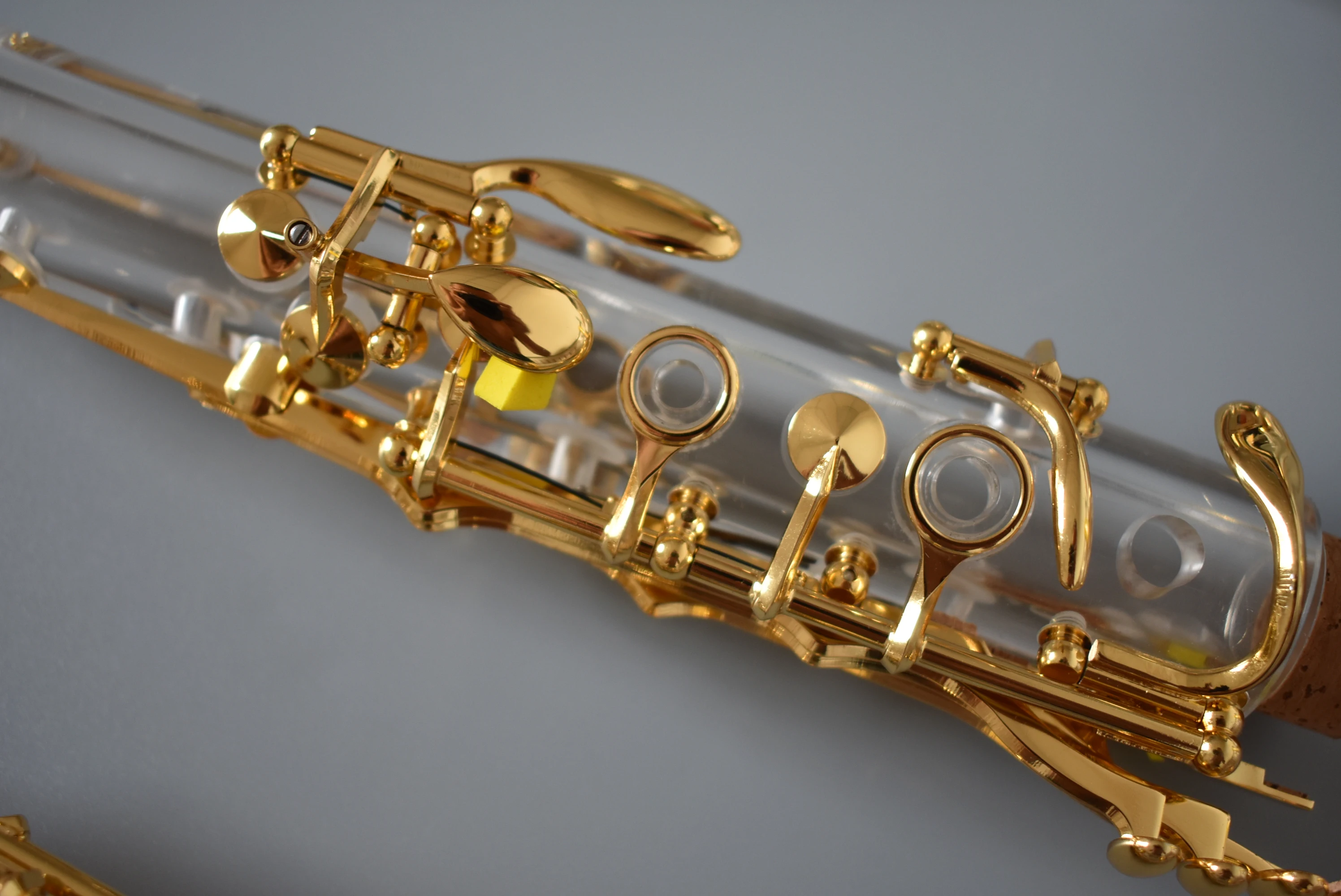 1 الكلارينيت الكريستالي B مفاتيح مسطحة مطلية بالذهب صنعة بديعة لهجة متميزة #6