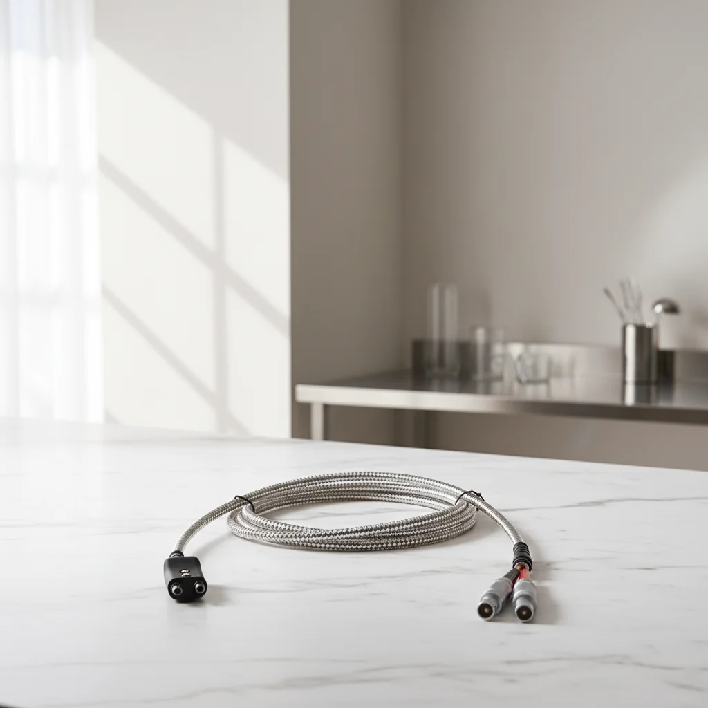 DM- Dual Lemos 01 Equv.Krautkramer Style Ultrasonic Cable, Armored Cables