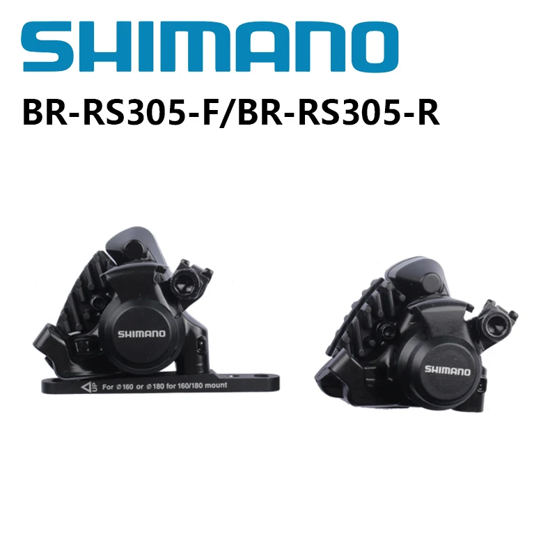 Shimano Mechanical Disc Brake BR-RS305-F BR-RS305-R Flat Installation ICE TECHNOLOGY Original Shimano Brake Caliper Bike Parts