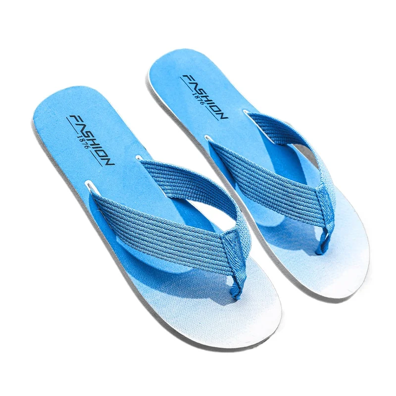 EVA High Rebound Men's Casual Flip Flops Summer Outdoor Casual Beach Slippers Men's Shoes