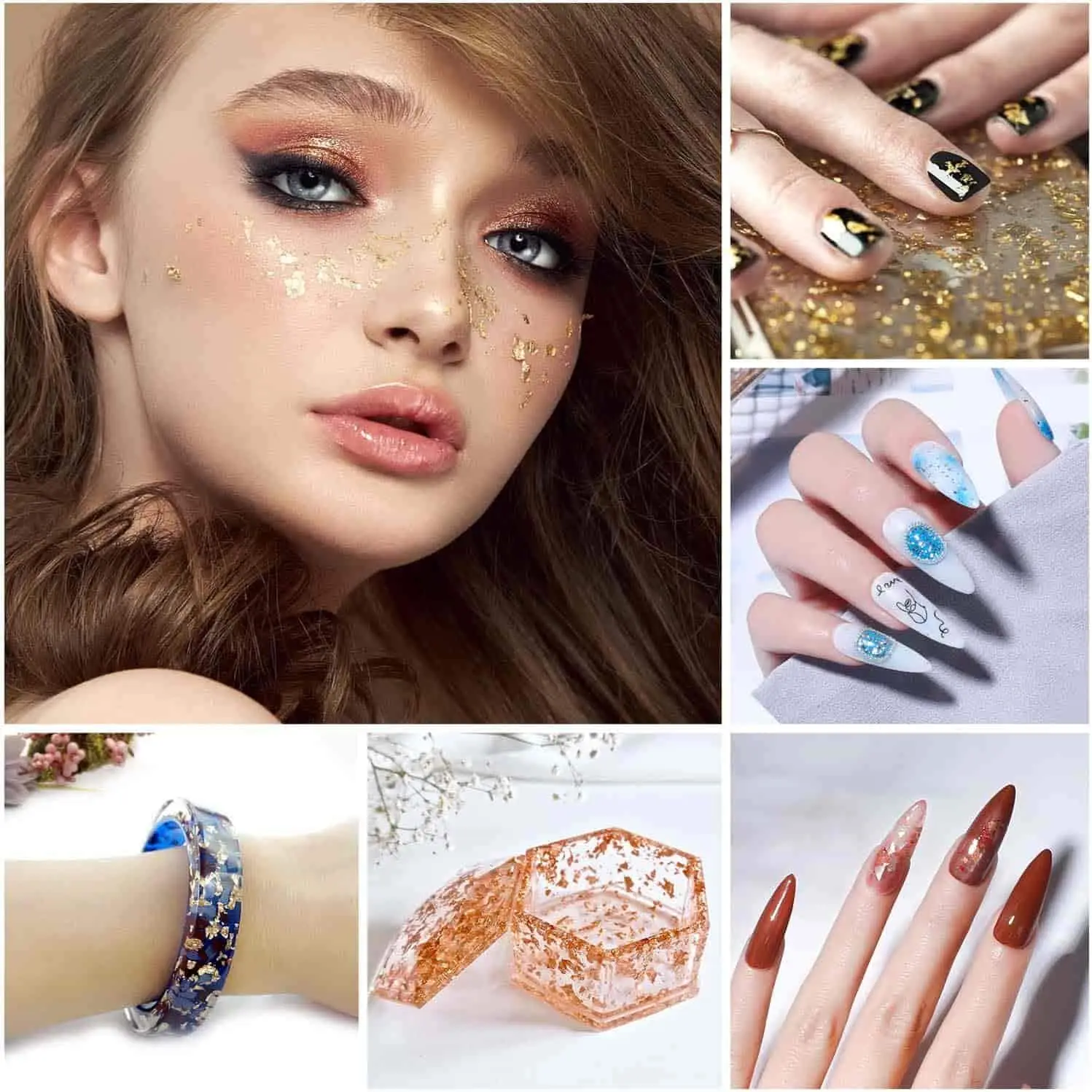 Colorful Gold Foil Flakes 2