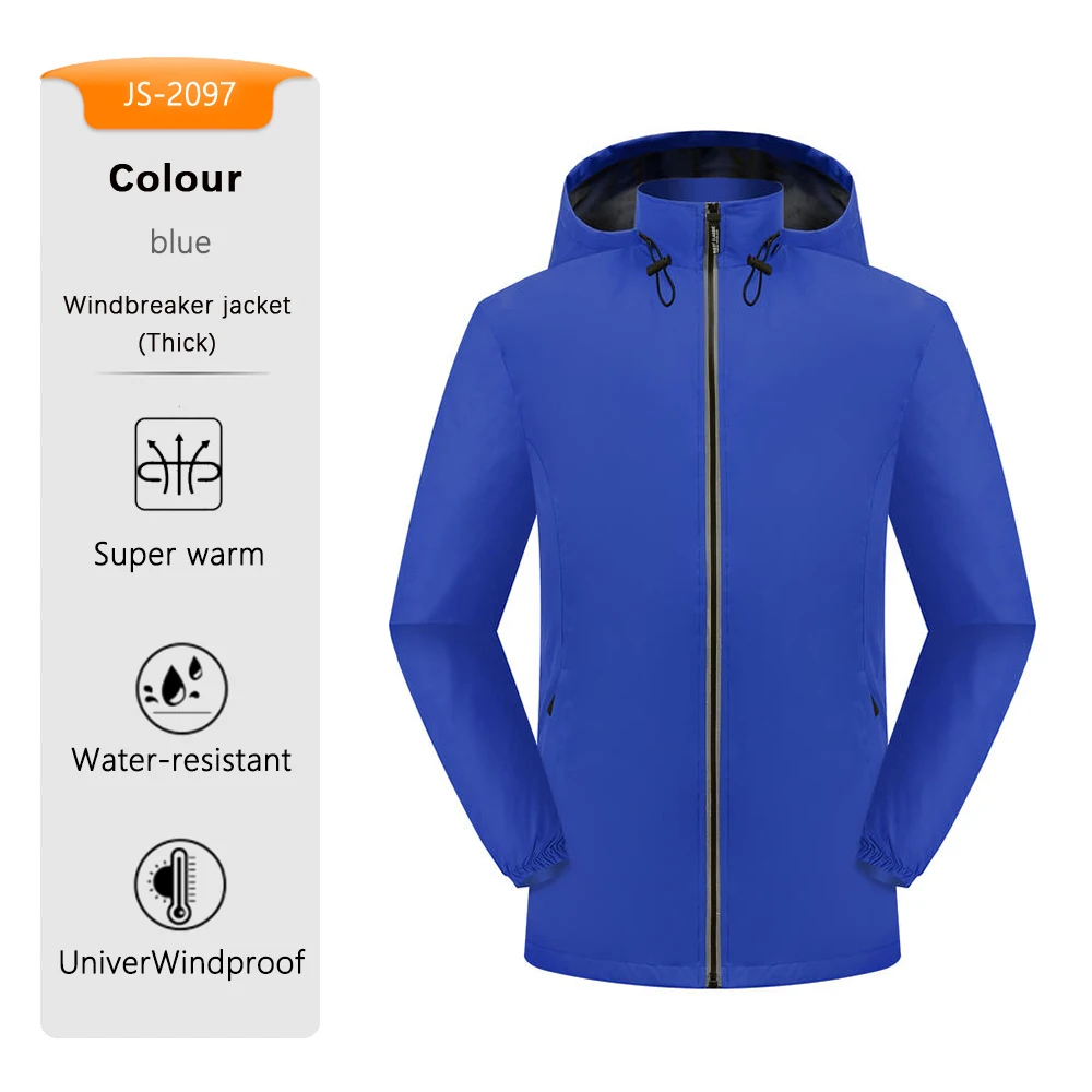 

Windbreaker Men Women Outdoor Hooded Jacket Coat Casual Loose Zip Up Streetwear Autumn Winter 2025 Sportswear Long Sleeve Top