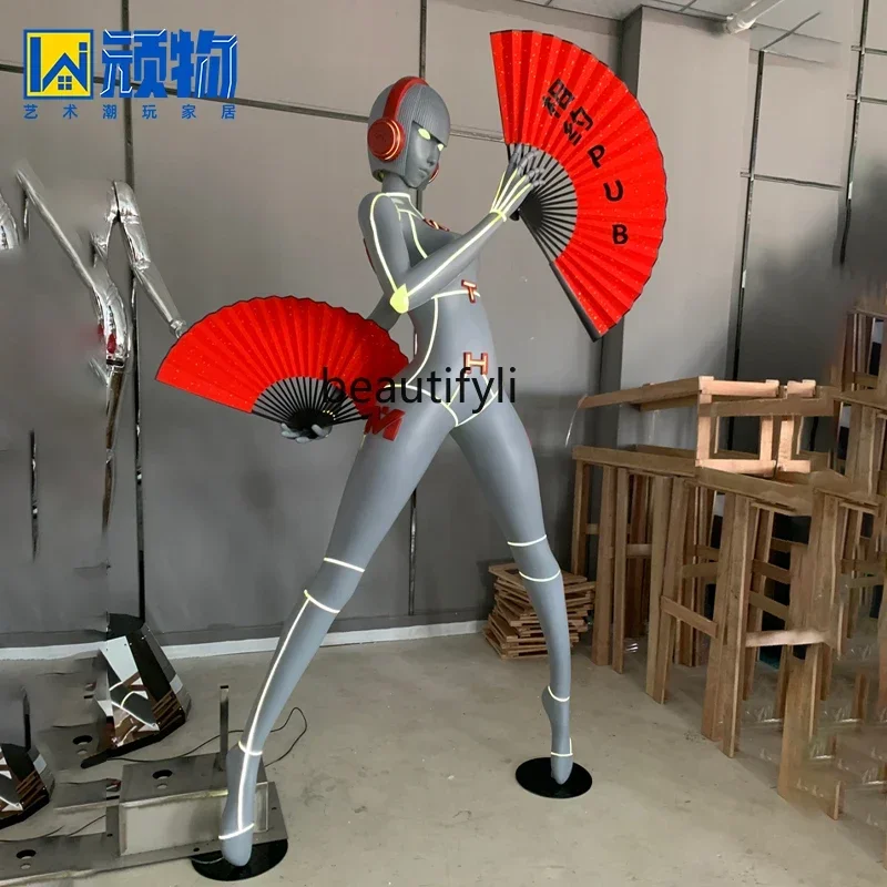 

Cy56 New, fiberglass sculpture bar opens trendy decorative ornament