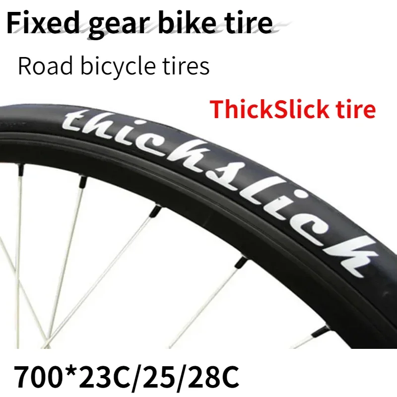 road bicycle cycling Fixed gear bike tire 700*23C/25/28C Freedom ThickSlick tire 23C Racing slicks Ultralight High strength Tyre