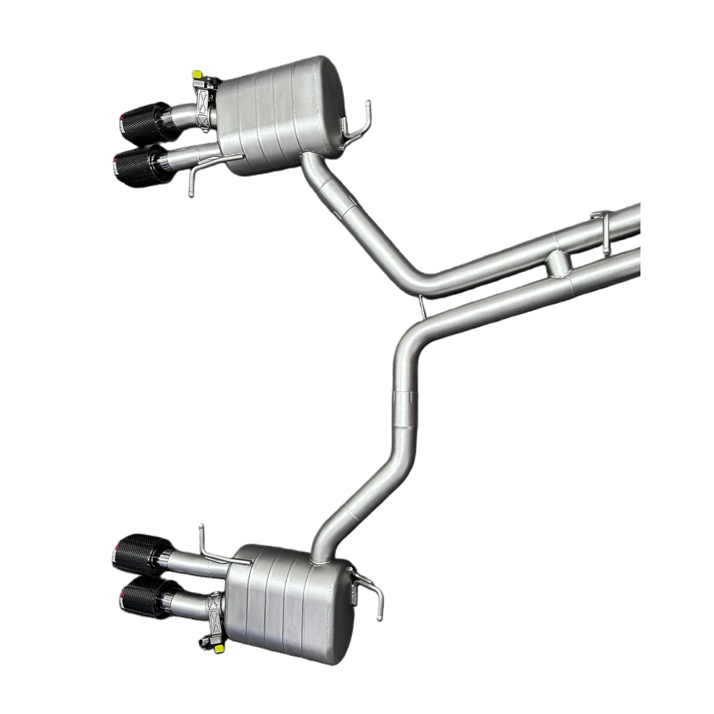 High Performance Valved Exhaust Catback System for A6 A7 C8 3.0 Exhaust - view 5