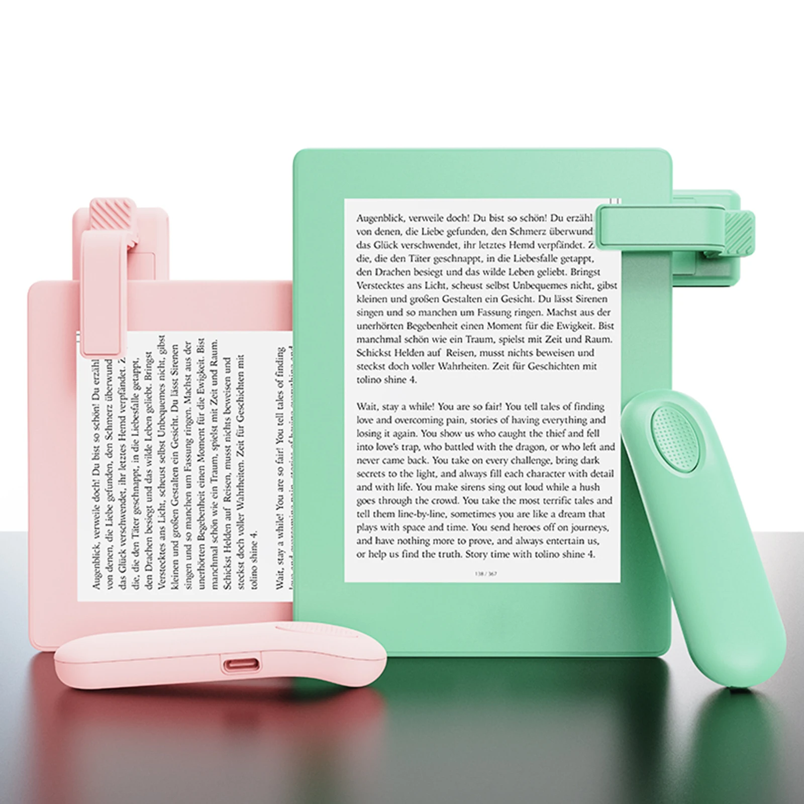 Page Turner Clicker 120mAh Wireless Page Turner For Kindle Remote Page Turner 55mAh Remote Control Phone Camera Record Trigger
