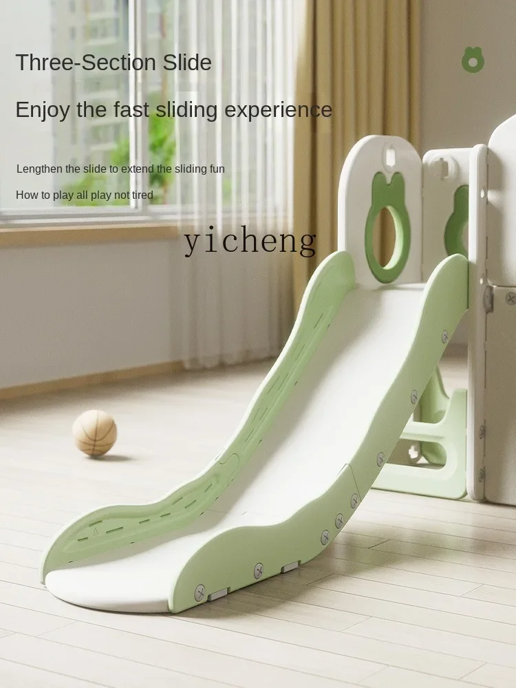 Tqh Slide Groot Klimrek Thuis Indoor Schommel Twee-in-één Baby 3-10 Jaar Oude Baby Familie Glijbaan