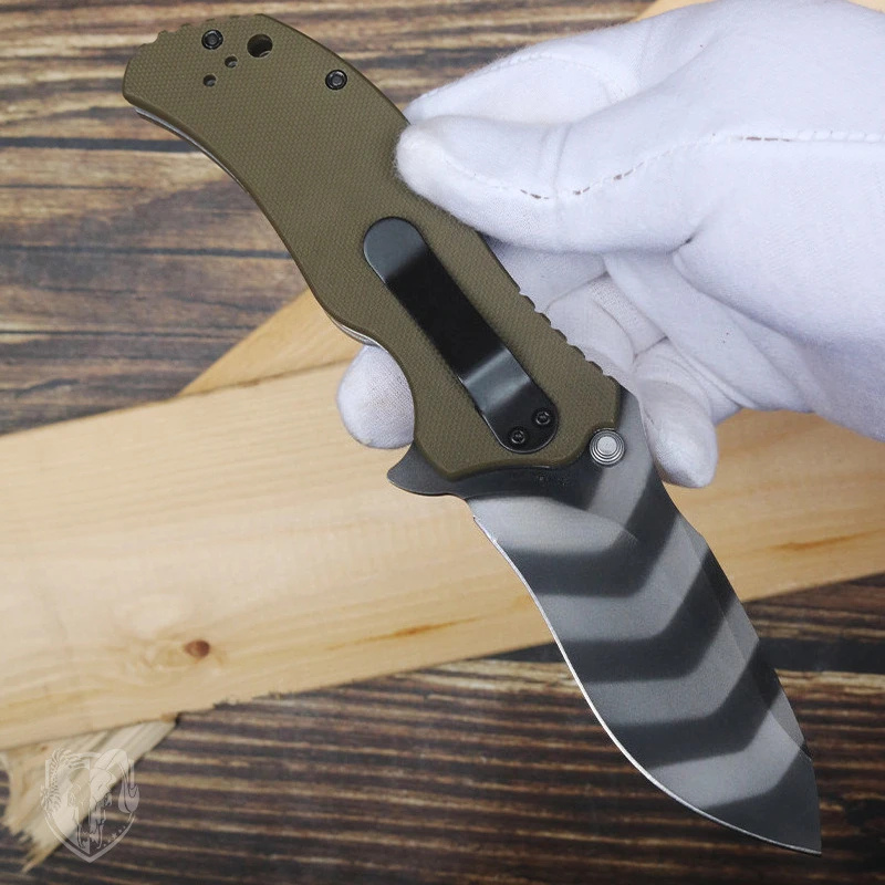 Z0350 Складной карманный нож для кемпинга и улицы D2 Лезвие G10 Ручка EDC Охотничьи тактические ножи для выживания Фруктовые ножи Многофункциональные инструменты