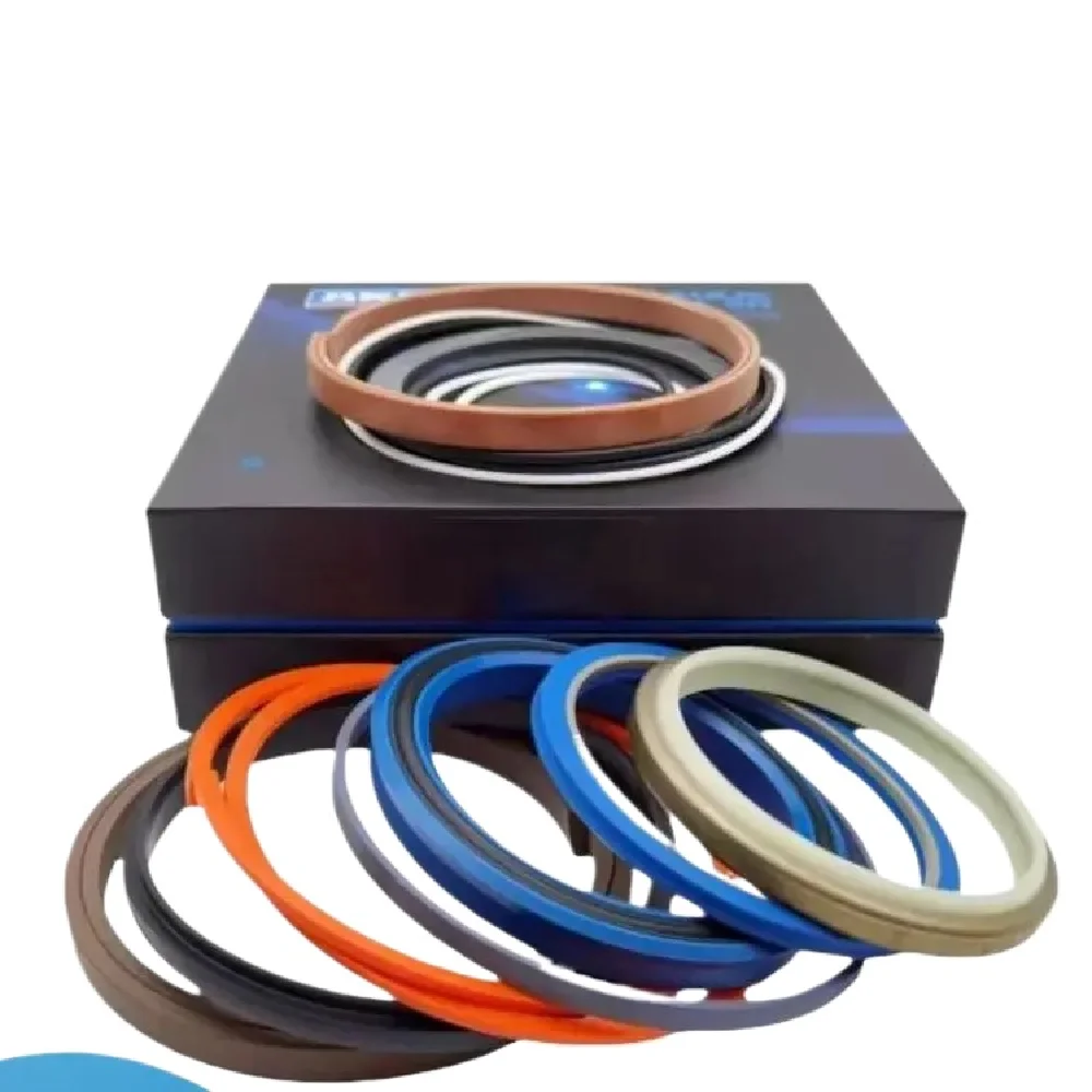 For Yuchai Excavator 60 65 75 80 85 135 210 230-8 Large Medium and Small Arm Oil Cylinder Oil Seal Repair Kit