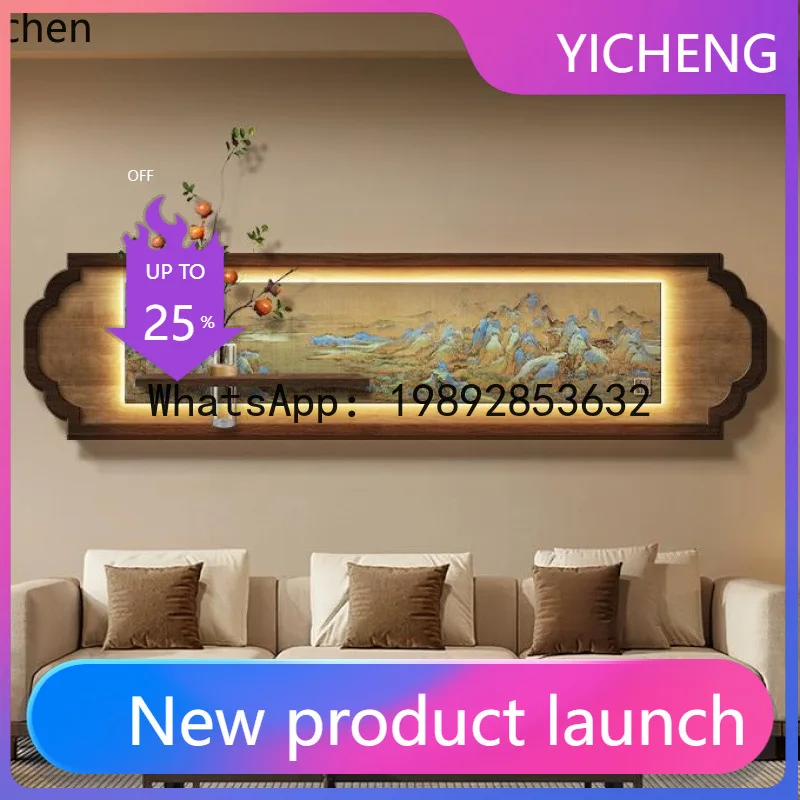 ZZ Living Room Decorative Painting: Landscape Painting for Sofa Background Wall