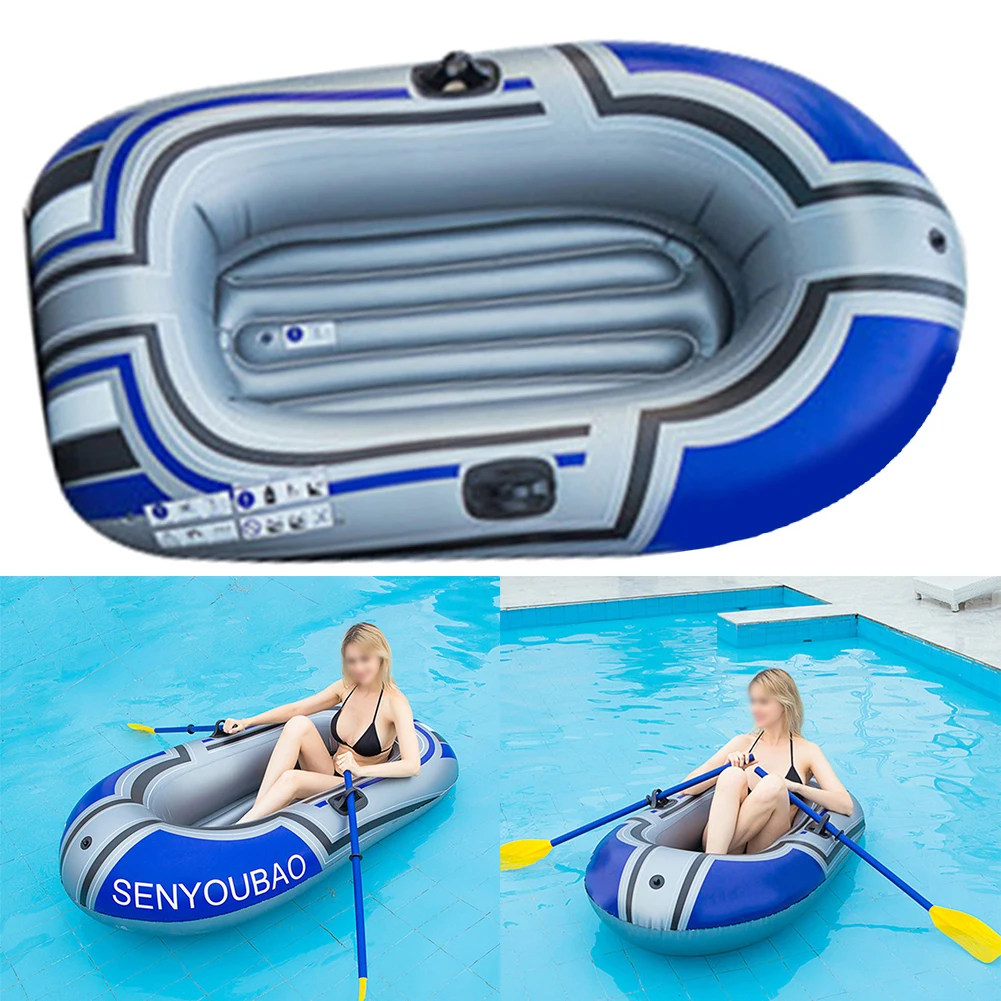 

Leak Proof Inflatable Boat Raft Leak-proof Boat Anti-leak Valves Double-layer Seams Easy Inflation Lightweight