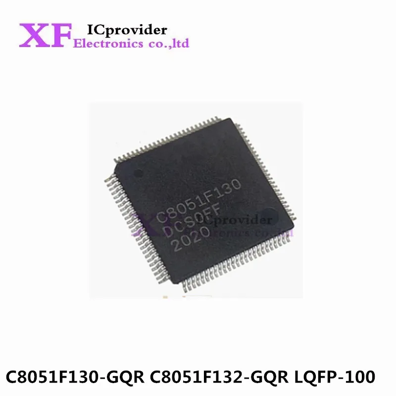 2Pcs New C8051F130-GQR C8051F130 C8051F132 C8051F132-GQR LQFP-100