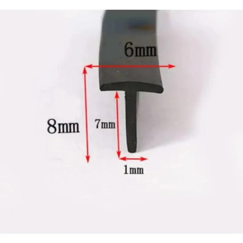 T type sun room sealing strip cable trench rubber strip electric box electric cabinet gap filling strip rubber profile
