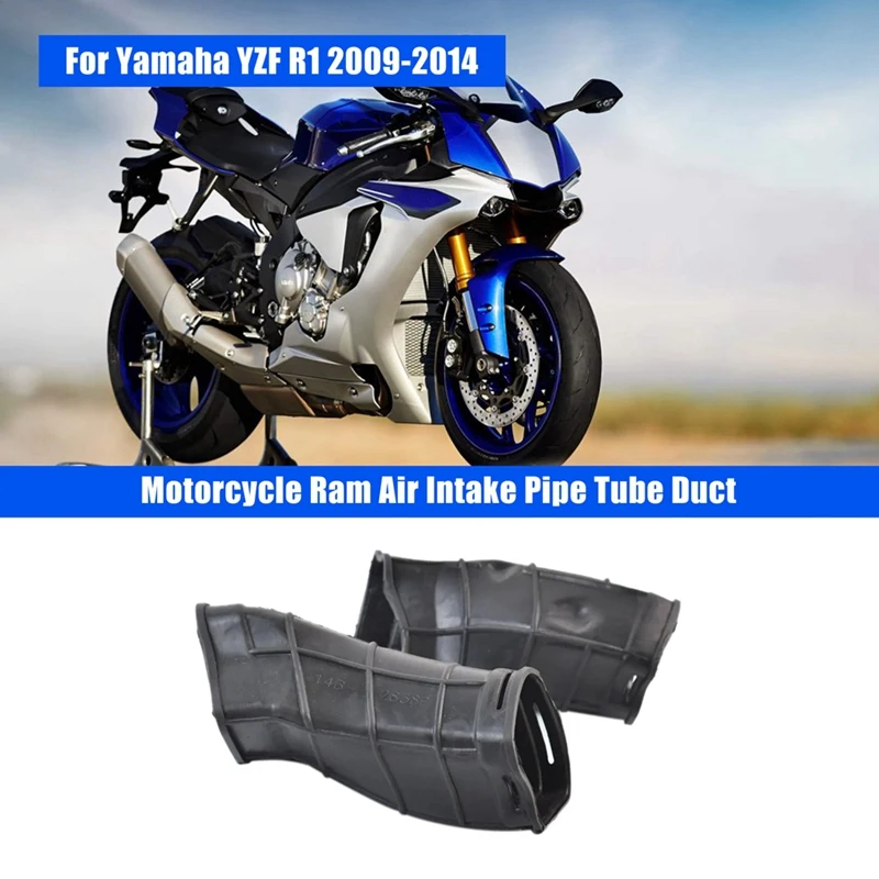 

For Yamaha YZF R1 2009-2014 Motorcycle Ram Air Intake Pipe Tube Duct Parts Accessories