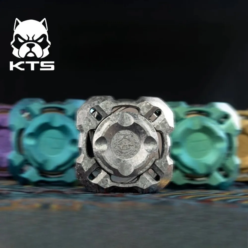 KTS EDC M4 TENON Fidget Spinner Internal And External Linkage Mechanical Exhibition Limited Fidgeting Spinners