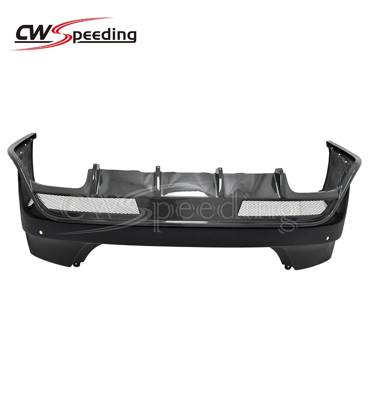 HALF CARBON FIBER REAR BUMPER DIFFUSER IN CARBON FOR 2018-2019 TOYOTA CAMRY BODY KIT FRONT BUMPER