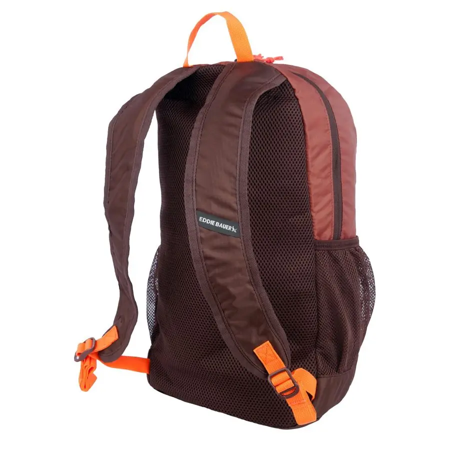 Bauer Stowaway Packable Backpack Travel Outdoor Lightweight Foldable Durable Ripstop Polyester 20L Maroon