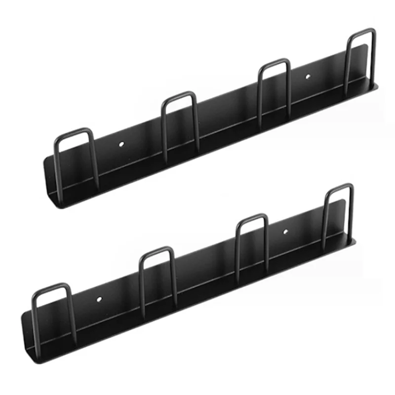 AD23-2 個壁掛けマグホルダーマグフック穴あけ不要、マグラックフック 4 カップホルダー付き