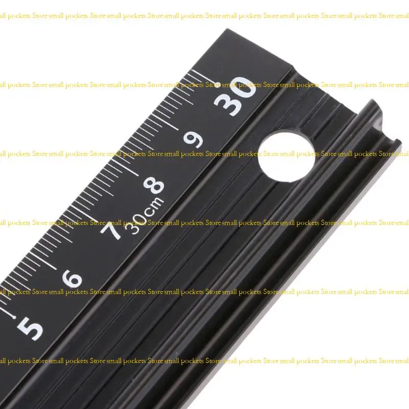 R1WD Aluminum Alloy Straight Ruler Multifunctional for Protection Anti Slip Drawing T