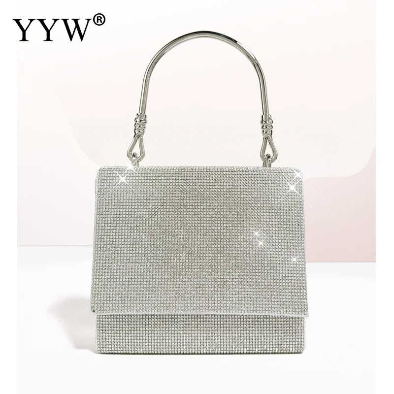 Luxury  Diamond Evening Clutch Bag For Women Wedding Shiny Rhinestones Handbags Chain Shoulder Bag Small Party Designer Handbag