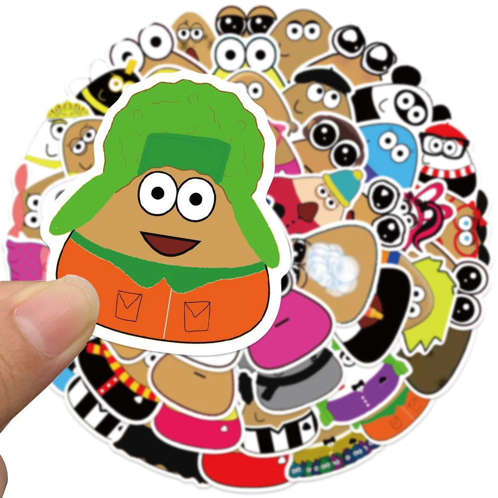 

10/30/50pcs Cartoon Anime My Pet Alien Stickers Funny Graffiti Decals for Kid Toy DIY Skateboard Phone Guitar Cute Sticker Decor
