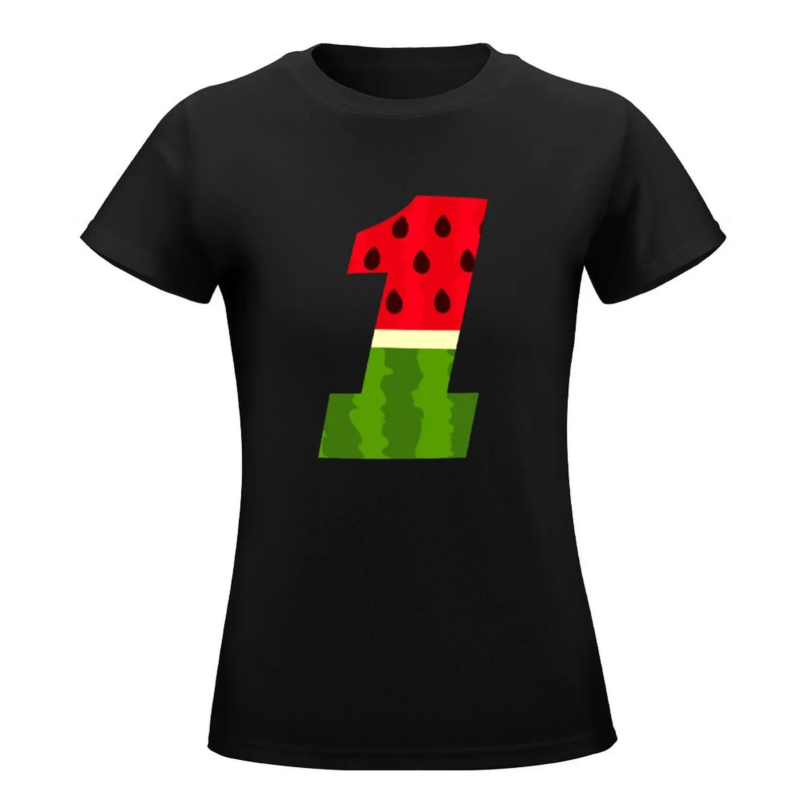 Ross Chastain Watermelon 1 T-Shirt kawaii clothes animal print shirt for girls graphic t-shirts for Women