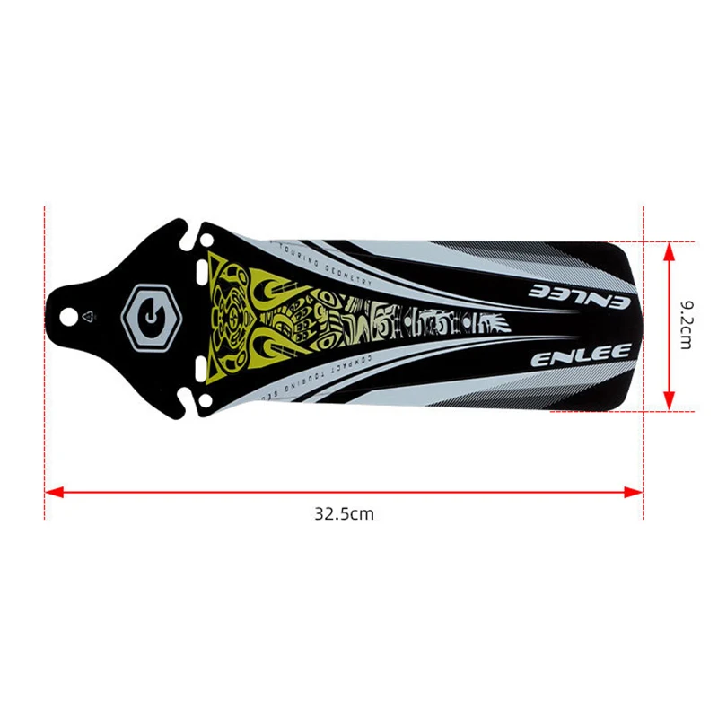 1pcs Bicycle Fenders Front/Rear Tire Wheel Fenders Cycling  Mudguard MTB Mountain Bike Road Wings Mud Guard With 6 Fixing Strap