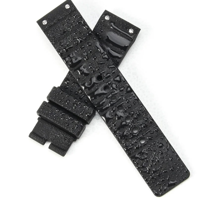 Silicone watch strap stainless steel fold Clasp watchband Dedicated interface for CARTIER SANTOS DE CARTIER 100