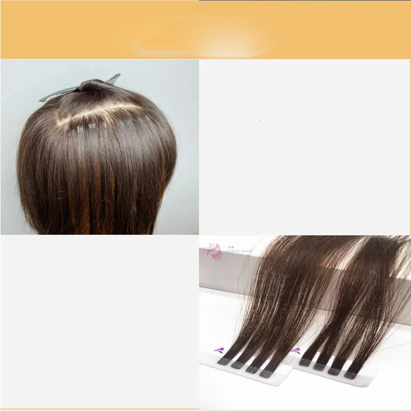 V-Light Technology-Ensemble d'extension de cheveux pour perruque à ruban, vrais cheveux, outil de greffage rapide, optimiste et sans mal