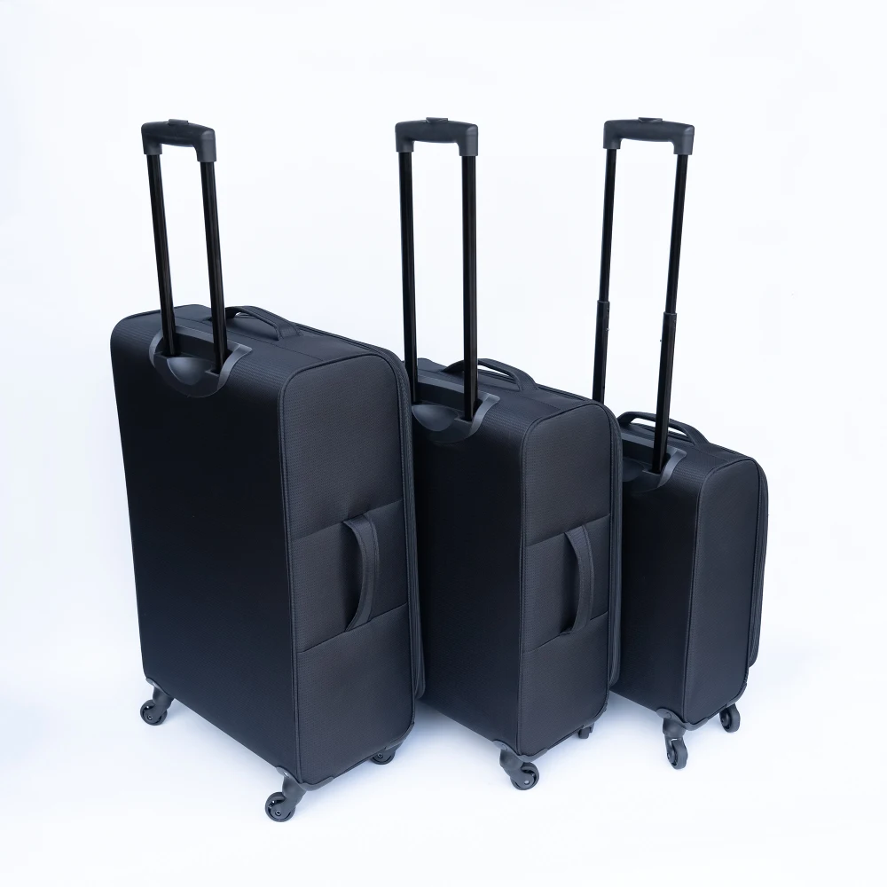 Oxford Cloth Suitcase Black(No Password Lock)