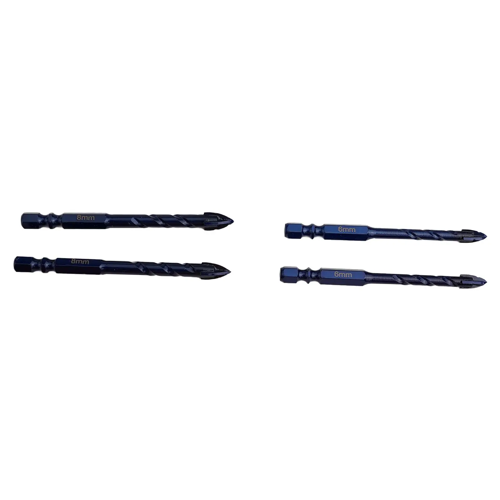 Triangular Spiral Eccentric Drill Bits Kit For Glass Tile Punching High Hardness Eccentric Drill Bit Power Tools