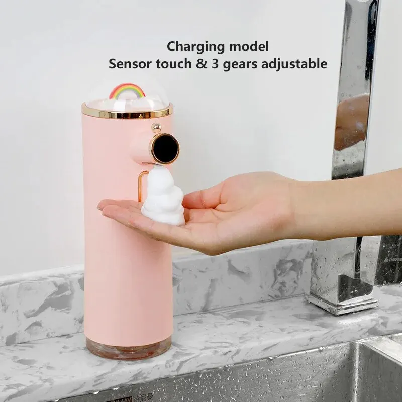 Automatic Induction Hand Washing Foam Machine Charging Press Free Intelligent Soap Dispenser Kitchen Hotel Disinfection Machine