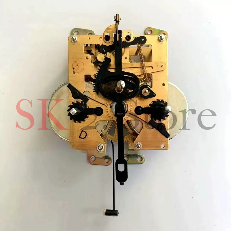 Pure Copper Movement Desk & Wall Clock, Vintage Chiming Repair Swing Mechanical Wind-Up Clock Spare Parts