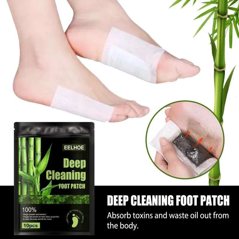 Deep Cleansing Detox Foot Patch Stress Relief Feet Deep Sleep Herbal Sticker Conditioning Body with Adhersive Foot Care Tool