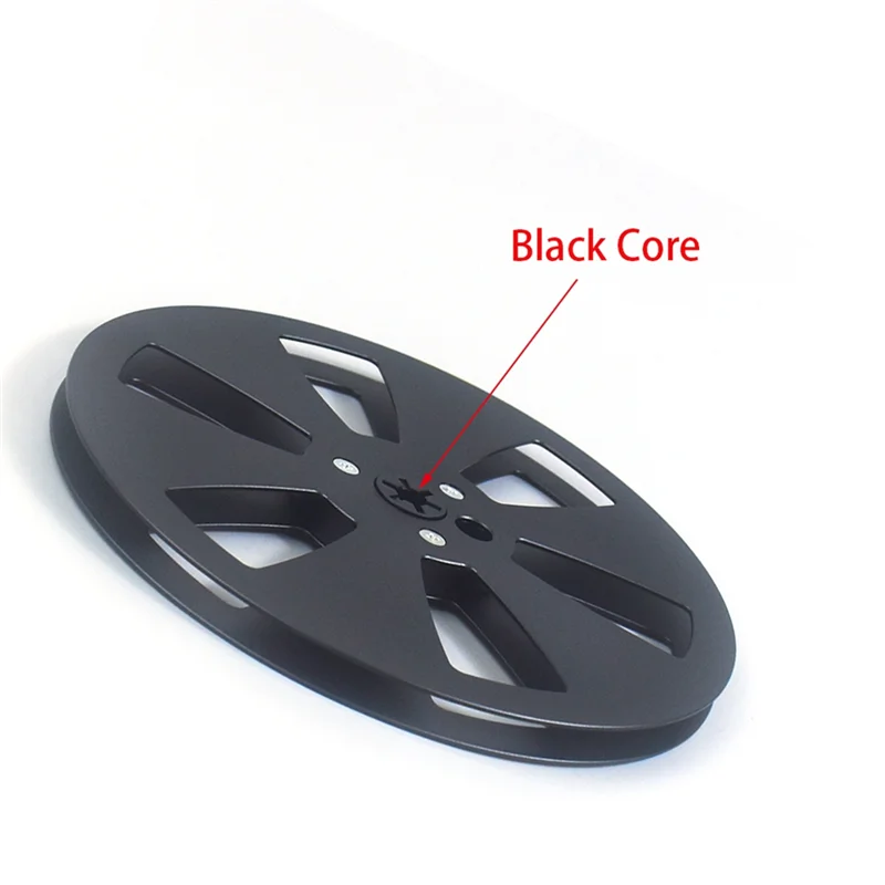 AB61-7 Inch 6 Hole 1/4 Empty Take Up Reel To Reel Small Hub Empty Tape Reels Opening Machine Tray Metal Tape Recorder Parts
