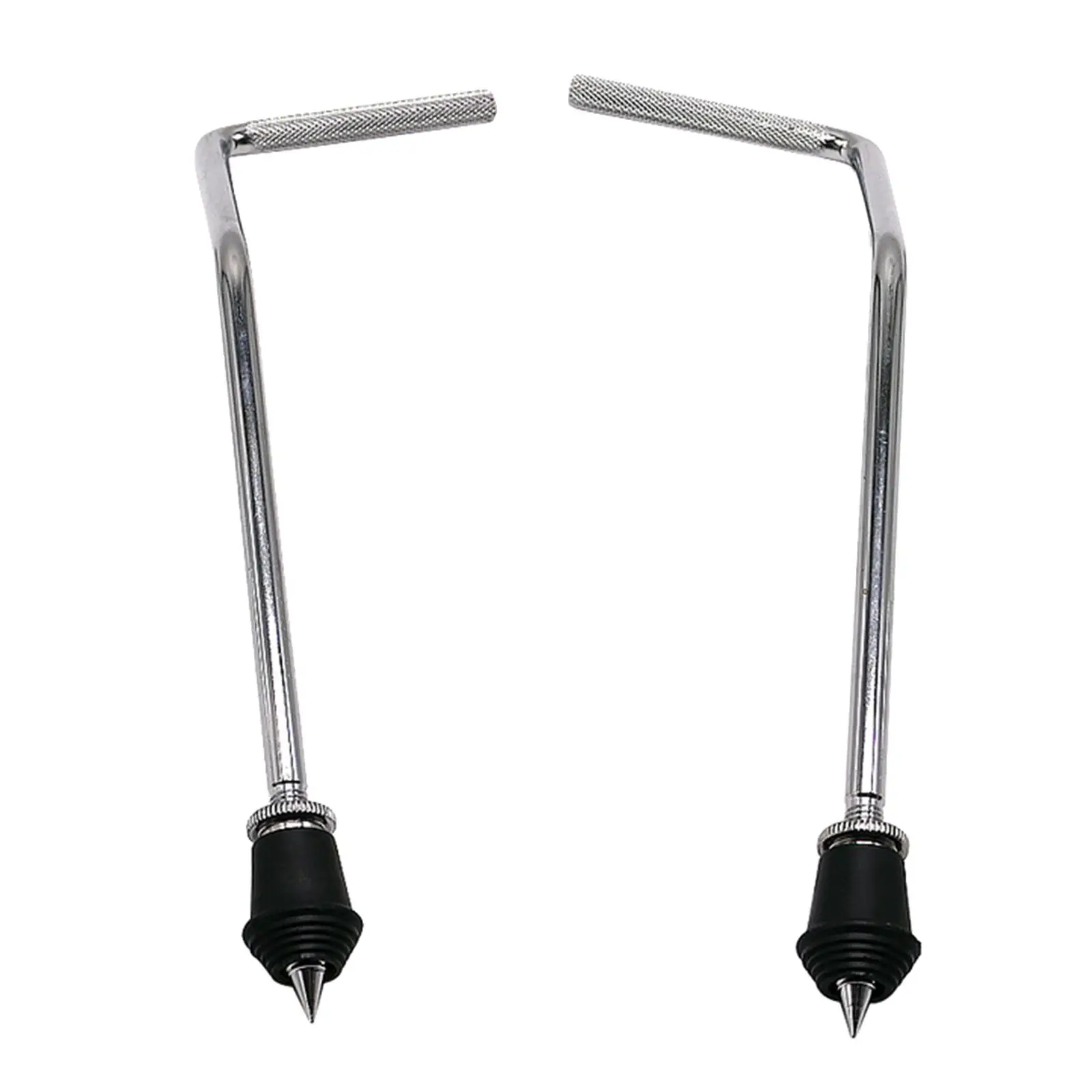 2 Pieces Floor Tom Legs ,Drum Feet ,Tom Drum Set ,Durable Hardware Adjuster