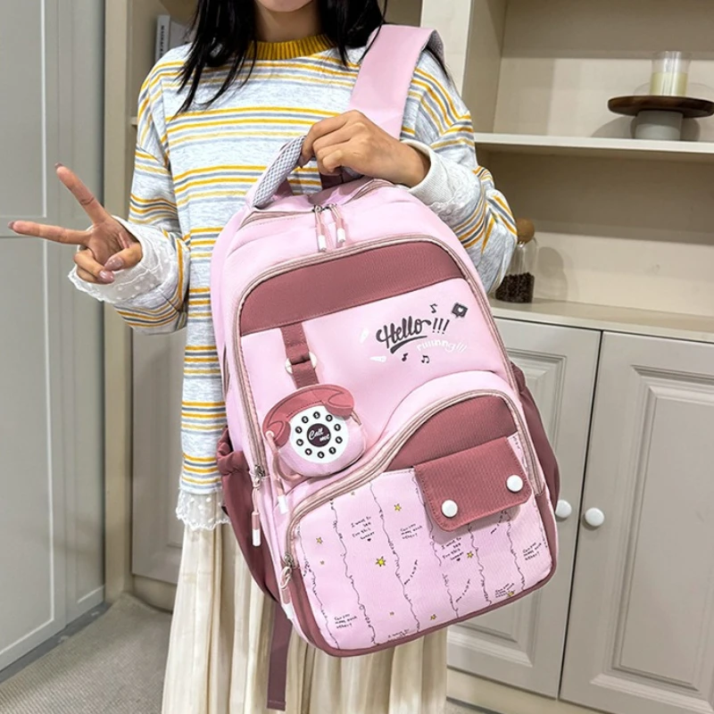 

Large Capacity Kids Backpacks for Boy Lightweight Cute Backpack Travel Bags Sports Bags Class Bag for Girl Designer Bag Mochila