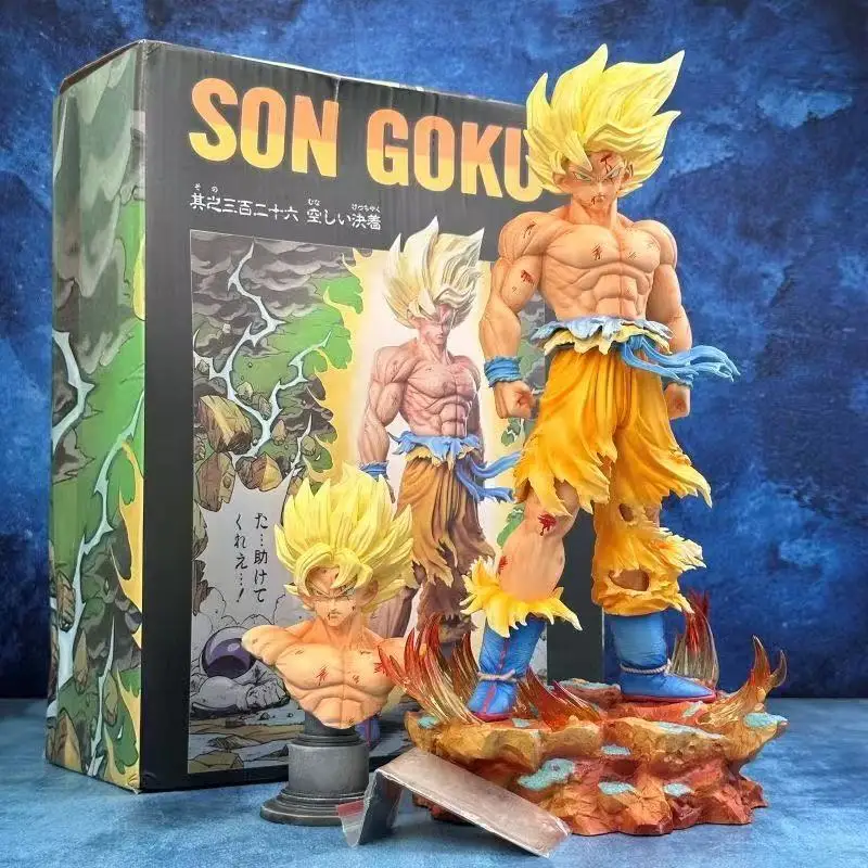 

Dragon Ball Z Son Goku Super Saiyan 2.0 Upgrade Anime Figure Premium Collectible Action Figure Highly Detailed Model Gift