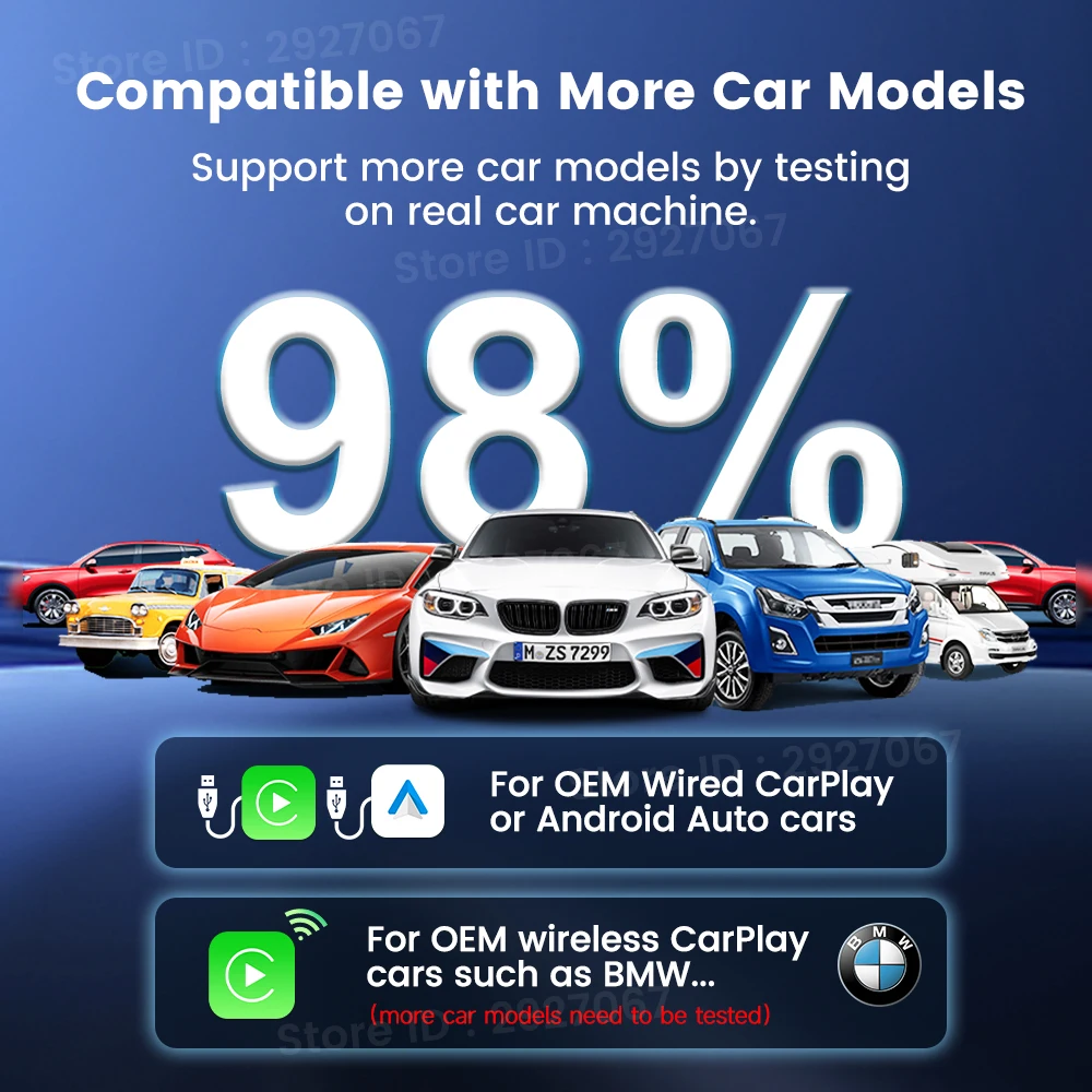 CarlinKit CarPlay Ai Box Ultra 4 SM6350 Android 15 Smart Car TV Box Wireless CarPlay Android Auto Video Apps Suppoted 5G Network - view 5