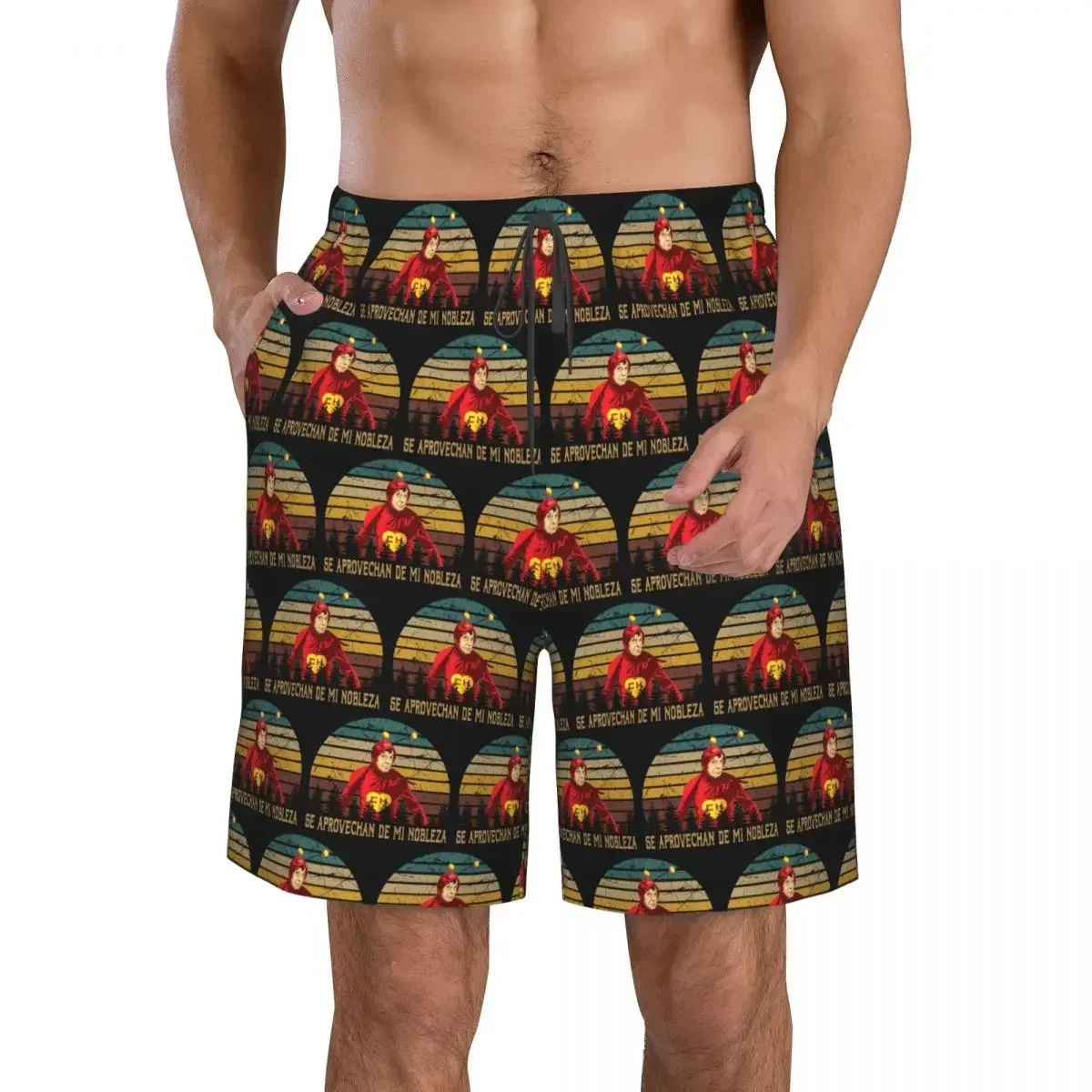 El Chavo Del Ocho TV Series Trunks Beach Board Shorts Casual Quick Dry Swim Summer Men Pants
