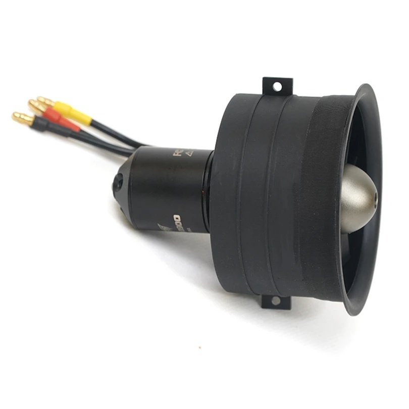 FMSRC 64mm 3S V2 Pro ventilador con conductos EDF Jet 11 aspas con Motor 2840 KV3900 (opcional) sistema de alimentación del motor RC avión modelo