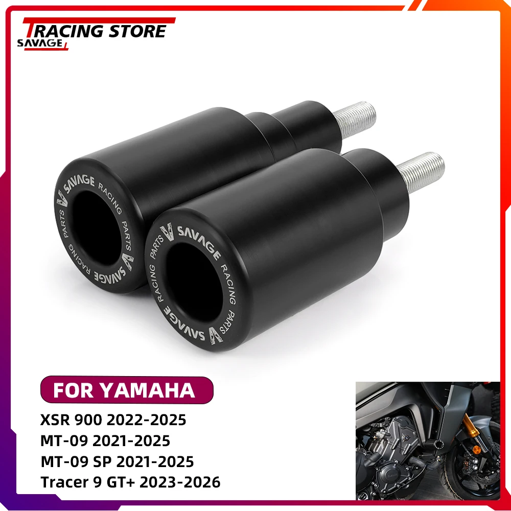 

Защитные слайдеры для рамы мотоцикла (краш-протекторы) для Yamaha XSR900 MT-09 SP MT09 Tracer 9 GT+ 9 /GT 9/Y-AMT 9GT/Y-AMT 9GT+ 9GT 2026