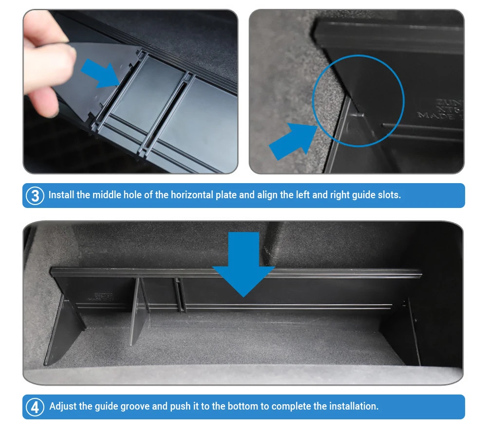 Für Toyota RAV4 XA50 Hybrid 2019 2020 2021 2022 2023 2024 2025 Handschuhfach-Teilung Erweiterung Aufbewahrungsorganizer Zubehör – Detail 16