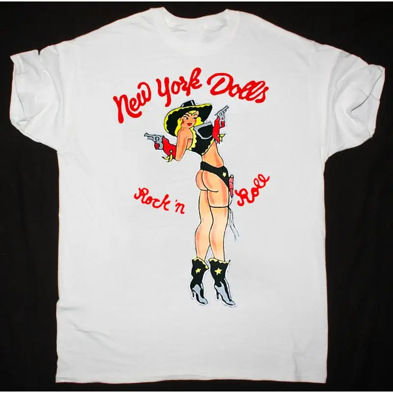 

Белая футболка Band New York Dolls, размер S M L 234XL DO313
