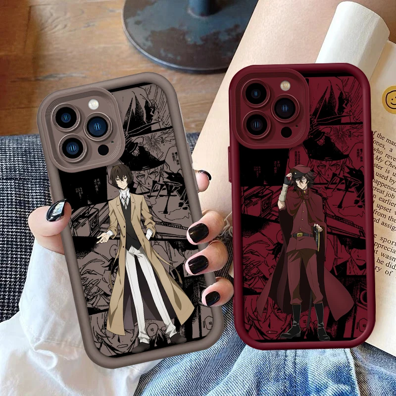 Anime Bungo Stray Dogs Cool Eye Ladder For Apple iPhone 15 14 13 12 11 XS XR X Pro Max Plus TPU Phone Case