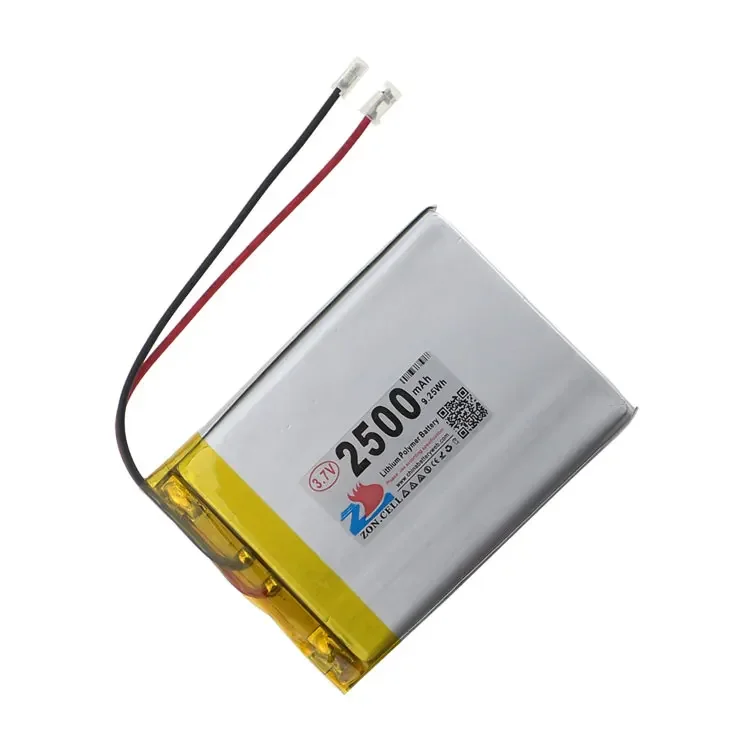 CIS 폴리머 배터리 505165 네비게이터 505065, 전자 개 배터리 515065, 2500mAh, 3.7V